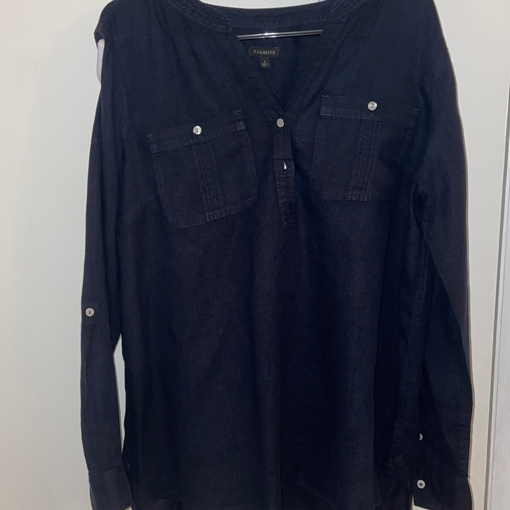 Final Price: Talbots linen tunic